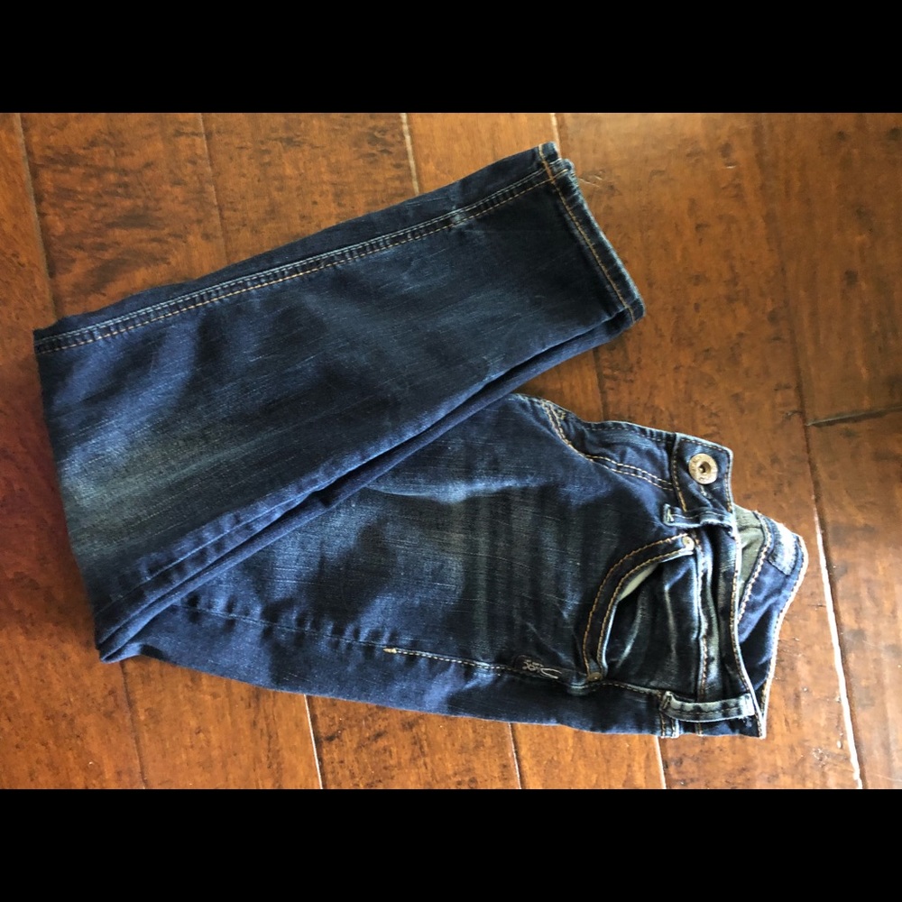 Silver Suki Skinny Crop Jeans